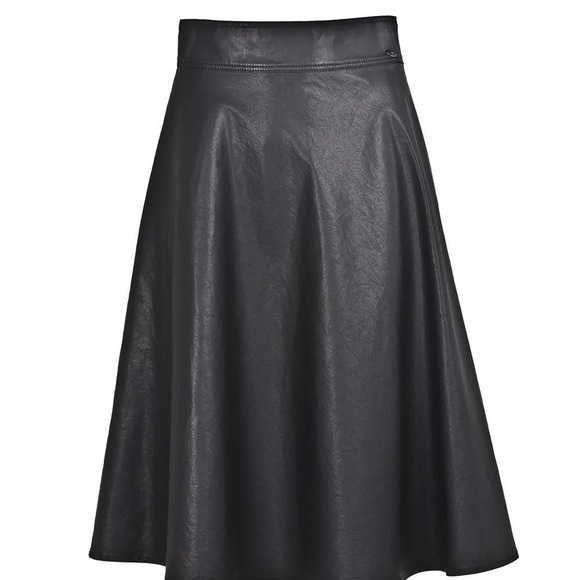 Cop.Copine NWOT Cop.Copine Elegant Black Midi Skirt Size 6 - Picture 6 of 10